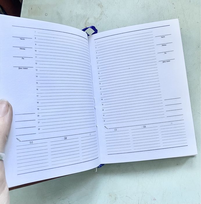 Блокнот в лінію бізнес