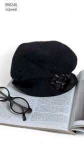 Берети жіночі чорний, синій