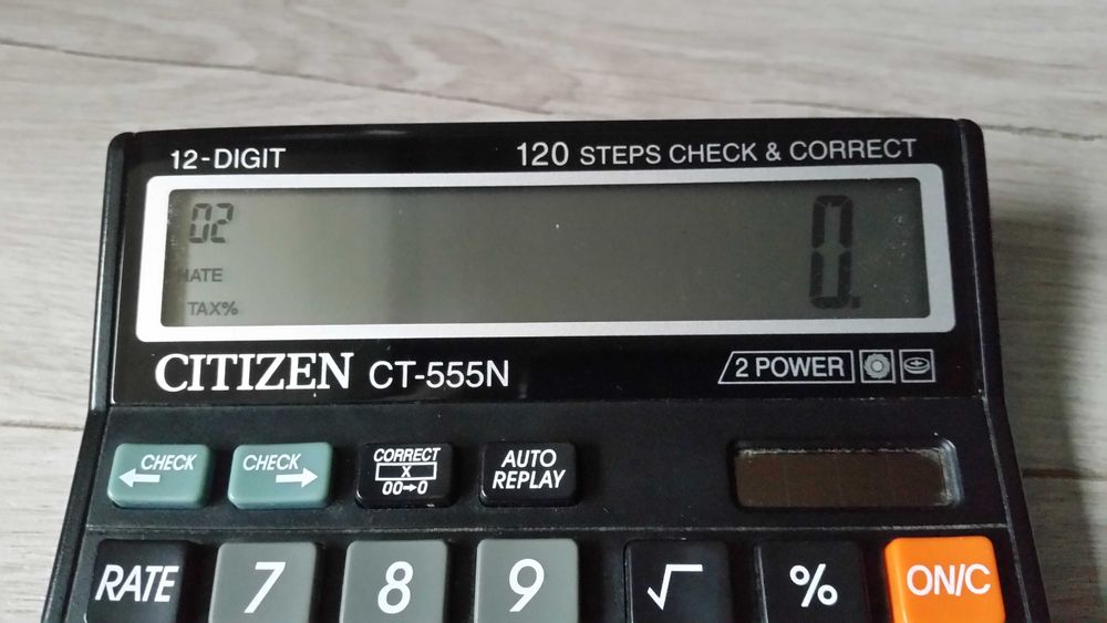 Kalkulator CITIZEN CT-555N