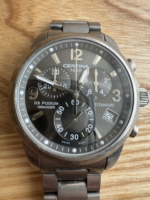 Часи CERTINA DS Podium ALL Titanium Sapphire Crystal