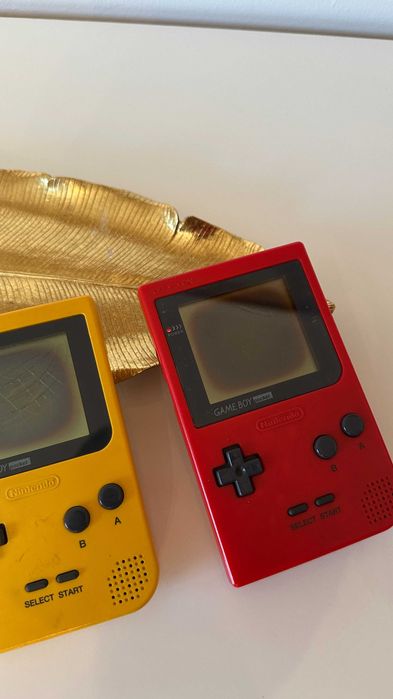 Gameboy Pocket Amarelo + Vermelho