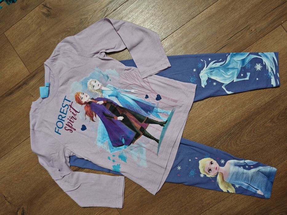Komplet dresy bluzka spodnie Elsa Kraina Lodu
