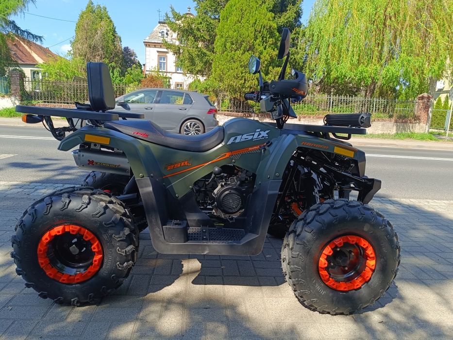 Duży Firmowy QUAD ASIX RANGER 250 TEREN NOWY Gwarancja RATY Transport