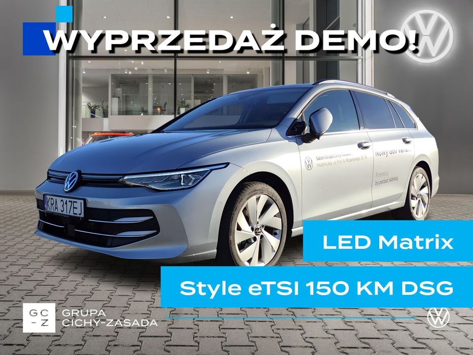 Volkswagen Golf Variant DEMO | LED Matrix | Side Assist | Variant Style 1.5 eTSI 150 KM DSG-7