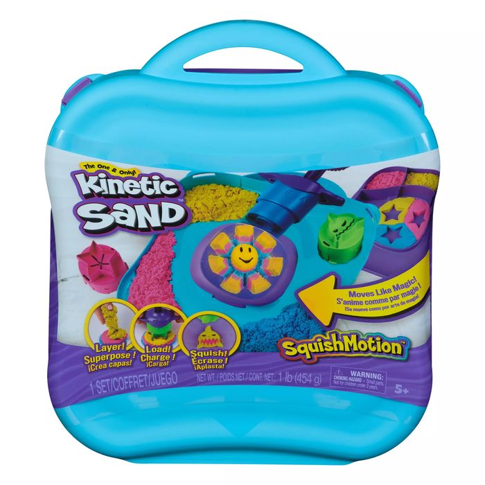 Kinetic Sand-piasek kinetyczny Zestaw ruchome formy. Spin Master. Nowy Produkt