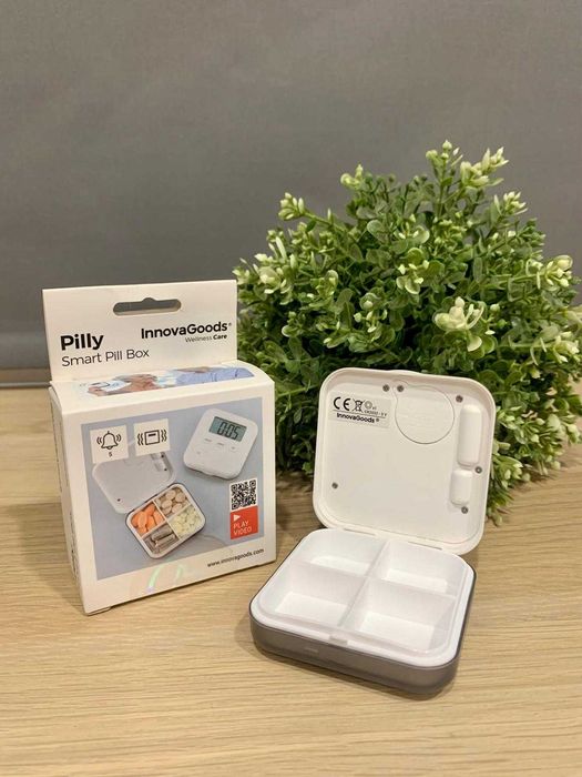 Caixa de Comprimidos com despertador