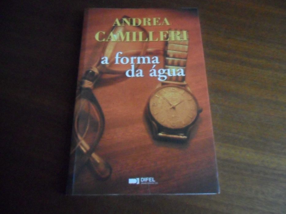 "A FORMA DA ÁGUA" de Andrea Camilleri - 2ª Edição de 2002
