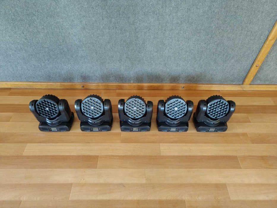 ADJ Inno Color Beam LED | Głowa ruchoma | 5 sztuk | 36 x 3W diody CREE LED RGBW |