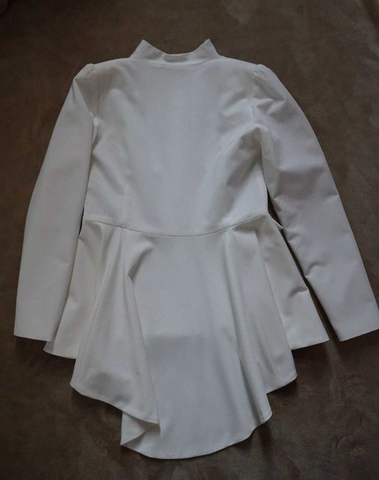 Żakiet ślubny vintage tren