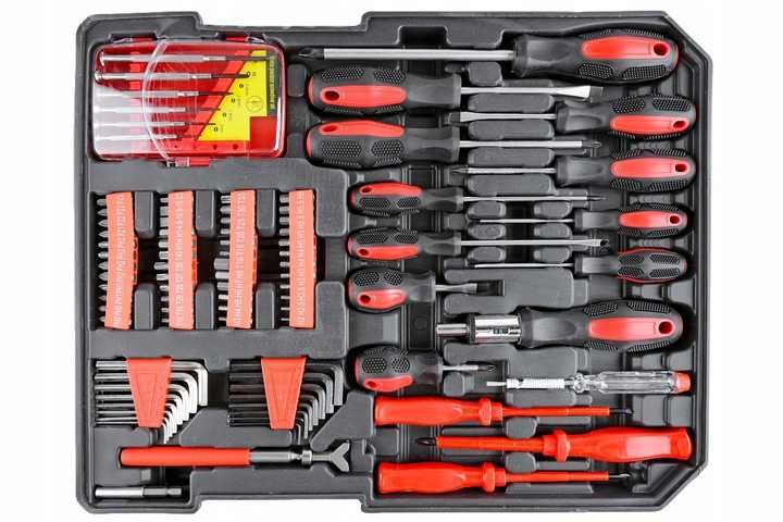 NOWY Potężny Zestaw Narzędzi w Walizce 186el XXL. Darmowa Dostawa