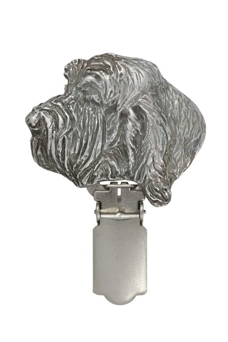 Duży gryfon vendéen clipring posrebrzany Art-Dog