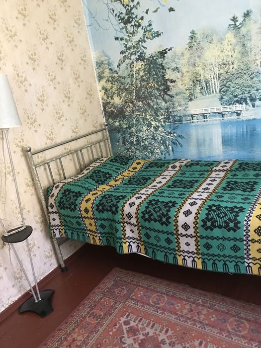 Ліжко- кровать, металевий корпус