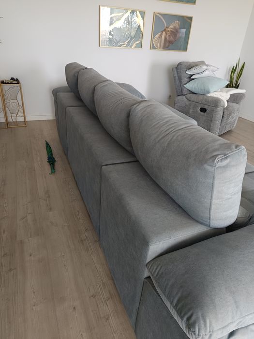 Sofá chaise longe dupla