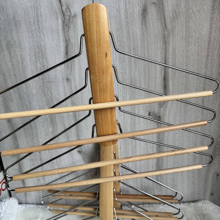 Wielopoziomowe wieszaki na spodnie