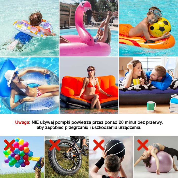 WYGODNY Materac Samochodowy do Tesla Model Y SUV VAN 2 osoby + POMPKA