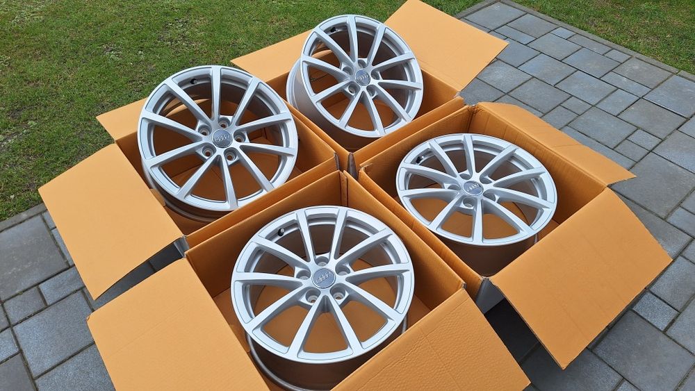 Nowe Alufelgi 5x112 R17 Audi A3 A4 A6 C7 C8 Vw Golf Caddy Passat Okazj