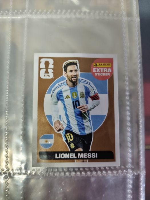 Lionel Messi Extra sticker bronze