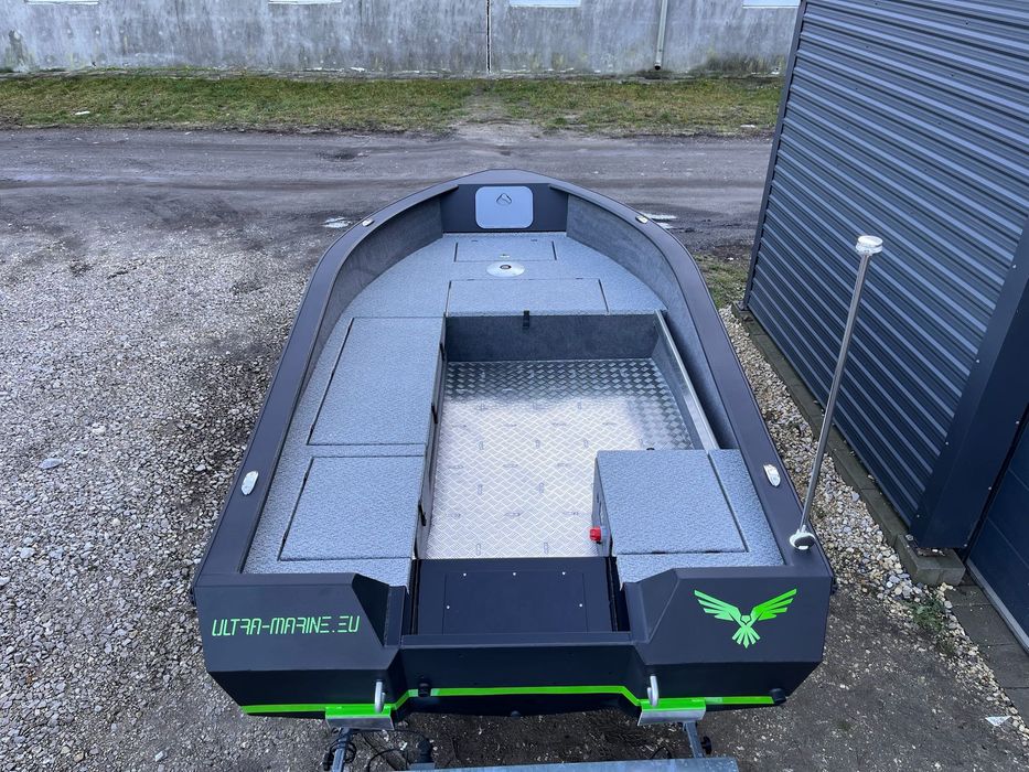Łódź wędkarska aluminiowa 4m FishHawk 400