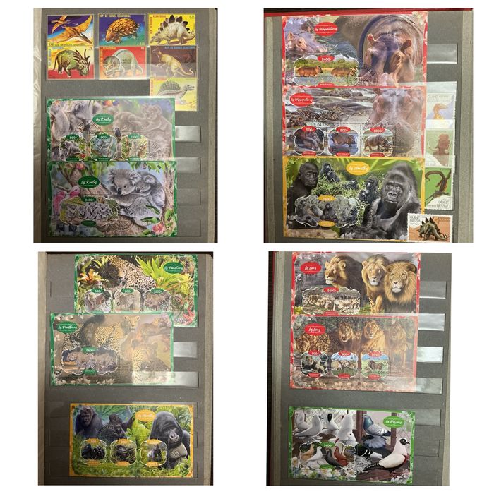 Альбом з марками Фауна Тварини Квіти