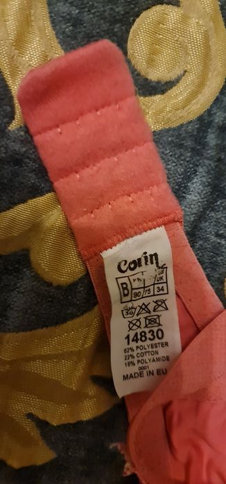 Corin 75B biustonosz kwiaty malinowy