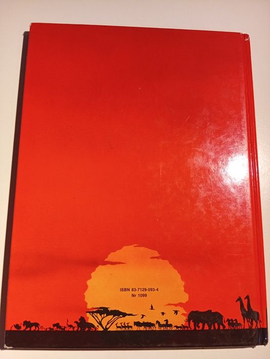 Król Lew książka Disney z 1994 roku