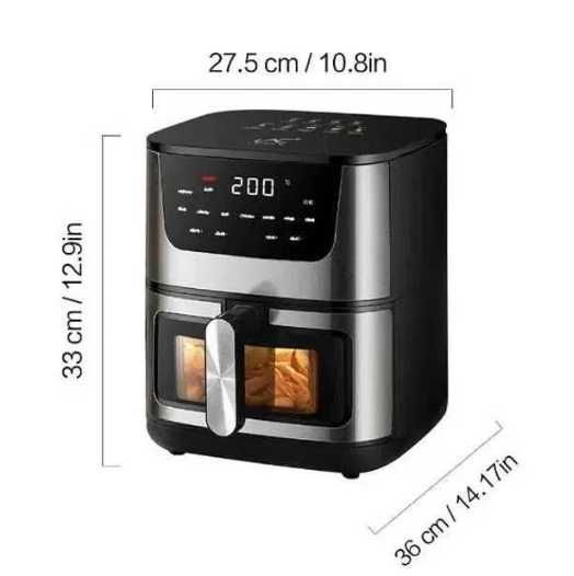 Аэрогриль мультипечь Rainberg RB-2268 аерогриль мультипіч фритюрниця