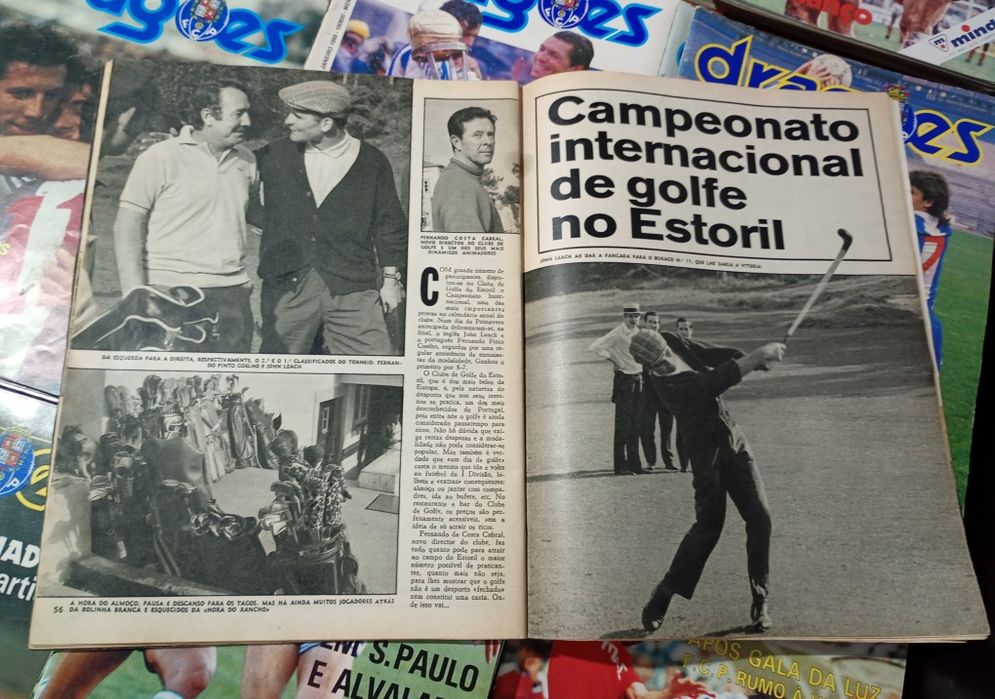 SL Benfica Eusébio, Bonito Golo - O Século Ilustrado Março 1968