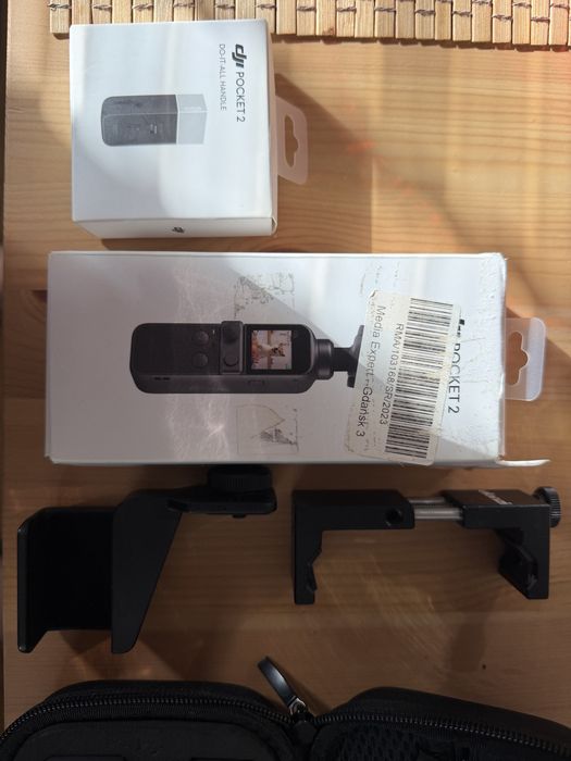 Dji pocket 2, dodatkowy aku, wifi karta 128gbi obudowa podwodna