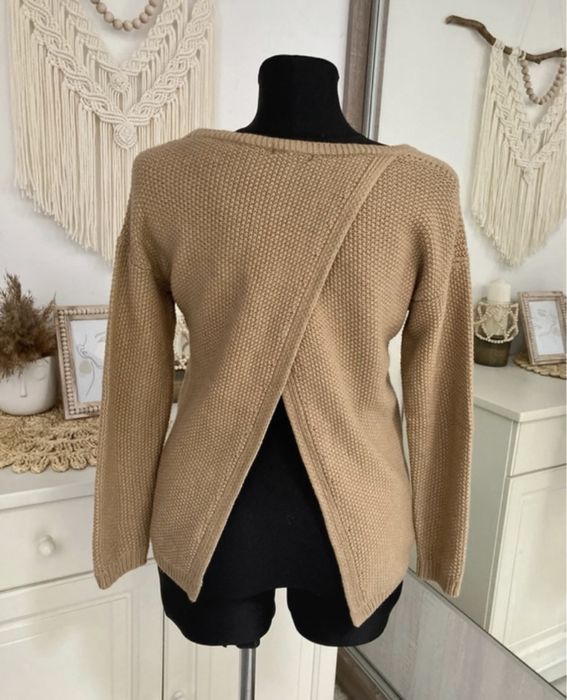 Sweter massimo dutti xs welna angora kaszmir