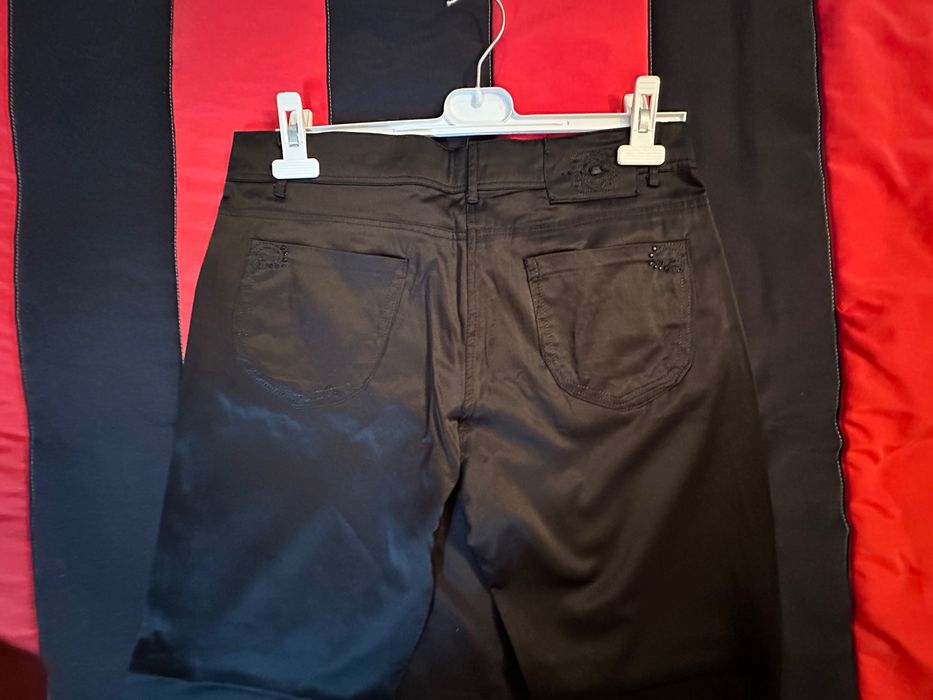 Calças Pretas de Cetim Nº 40