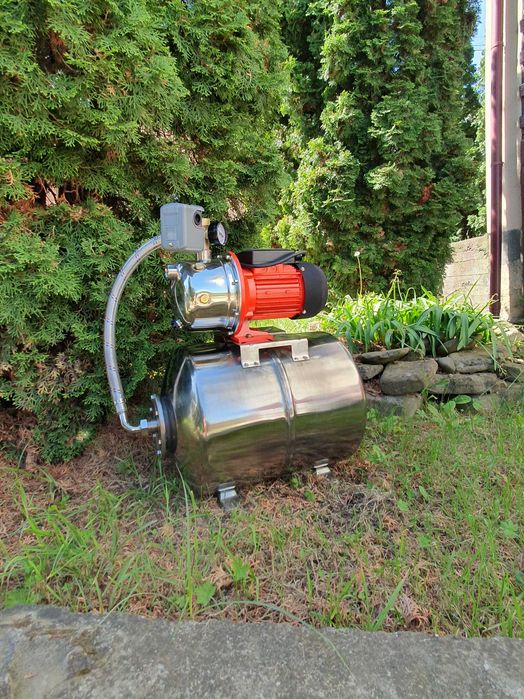Насосная Станция 1,5 kW Гидрофор Нержавейка (ТІЛЬКИ ДОСТАВКА ПОШТОЮ)