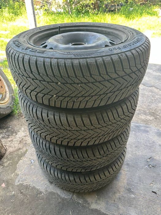 Продам диски 5*110 с резиной 205/55/16 ESA+TECAR