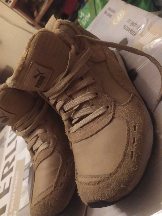 Зимові шкіряні кросівки PUMA 41 - 40.5 розмір устілка 26.5 см жіночі