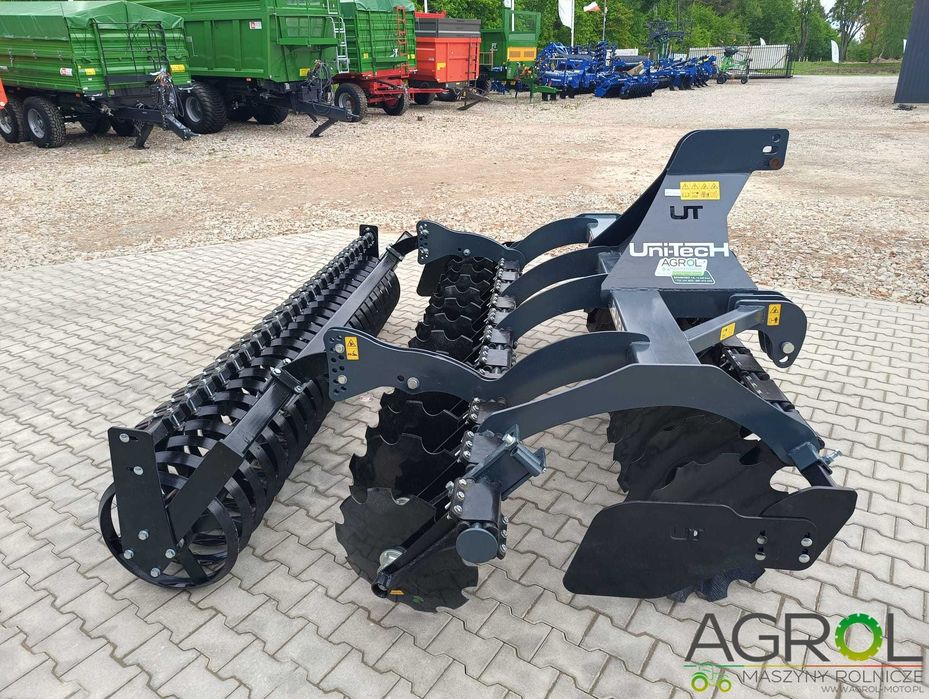 Brona talerzowa agregat talerzówka UNITECH 2.5 - 3m. AGRO FACTORY POL GROM