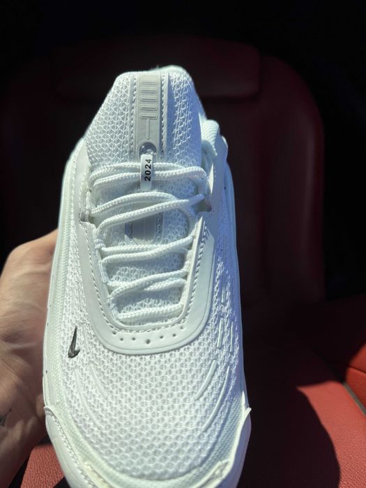 (БЕЗ ПЕРЕДОПЛАТИ) Nike Air Max TL 2.5 x CDG White найк аїр макс кдг білі кросівки сітка