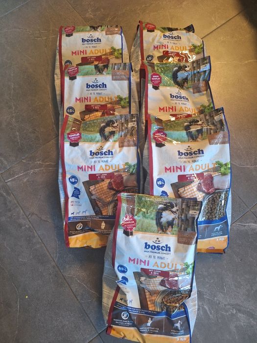 7x3kg bosch HPC Mini Adult z jagnięciną i ryżem, sucha karma dla dorosłych psów małych ras (do 15 kg)