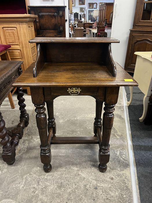 Dębowa konsola z nadstawką/stolik/lite drewno/Raty