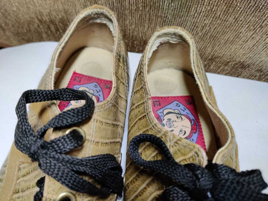 Винтажные кеды кроссовки японского бренда одежды evisu