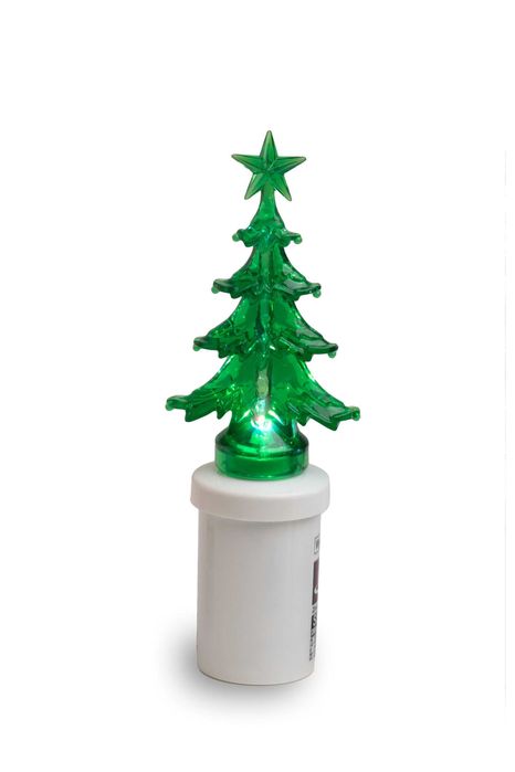 wkład choinka led zielona