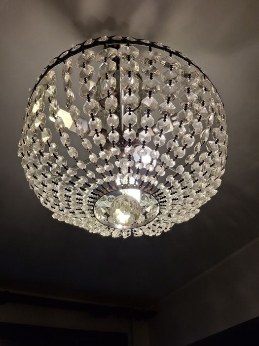 Candeeiro teto cristal