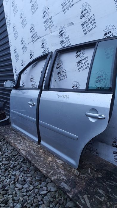 Дверка передня ліва, права, задня ліва Volkswagen Touran 2003+ сірі