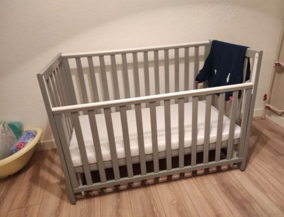 Ліжечко Верес (Сірого кольору)Терміновий Продаж!!!