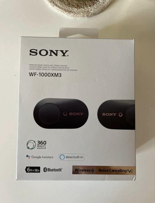 Douszne sluchawki Sony WF-1000XM3