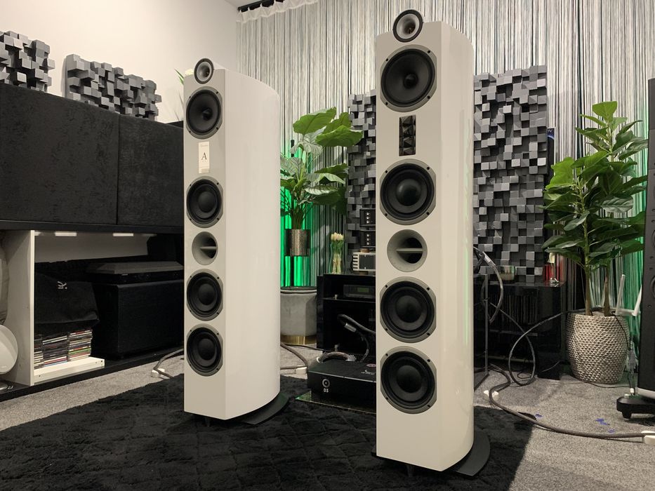 Hi-End Kolumny Triangle Signature Alpha White Piano Para Sklep 37000zl