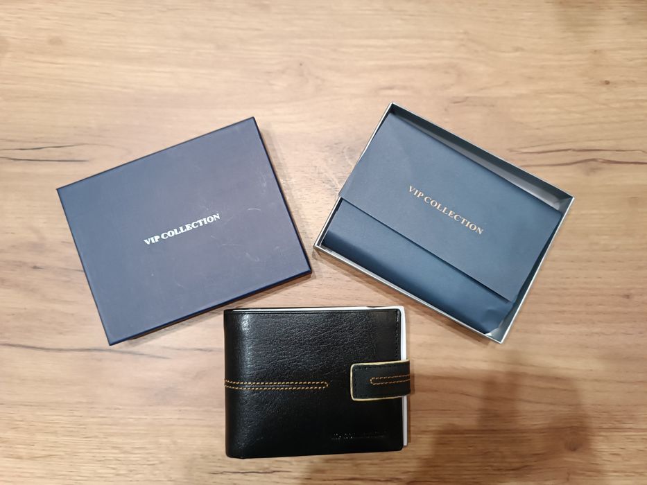 Skórzany Męski Portfel VIP Collection