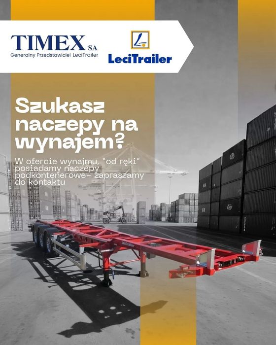 Lecitrailer Wynajem Podkontenerówka Hc 40&Amp;#039; -