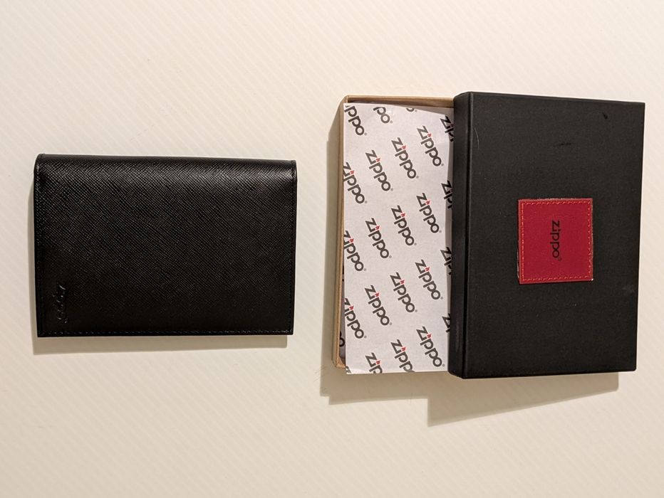 Portfel męski skórzany Zippo Saffiano Business .Nowy. Polecam.