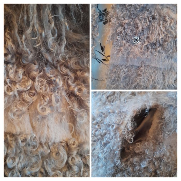 Шуба лама натуральная хутряне пальто Італія Byteso