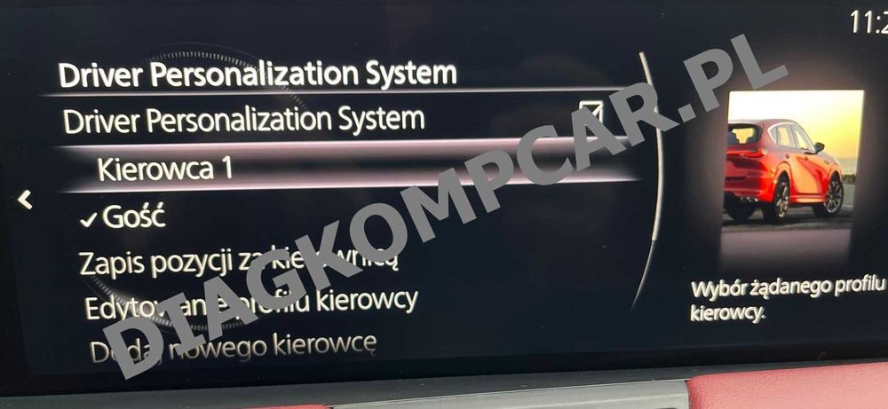 Mazda cx50 cx70 cx90 menu polskie