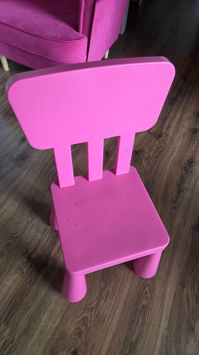 Stolik krzesło taboret meble Mammut Ikea